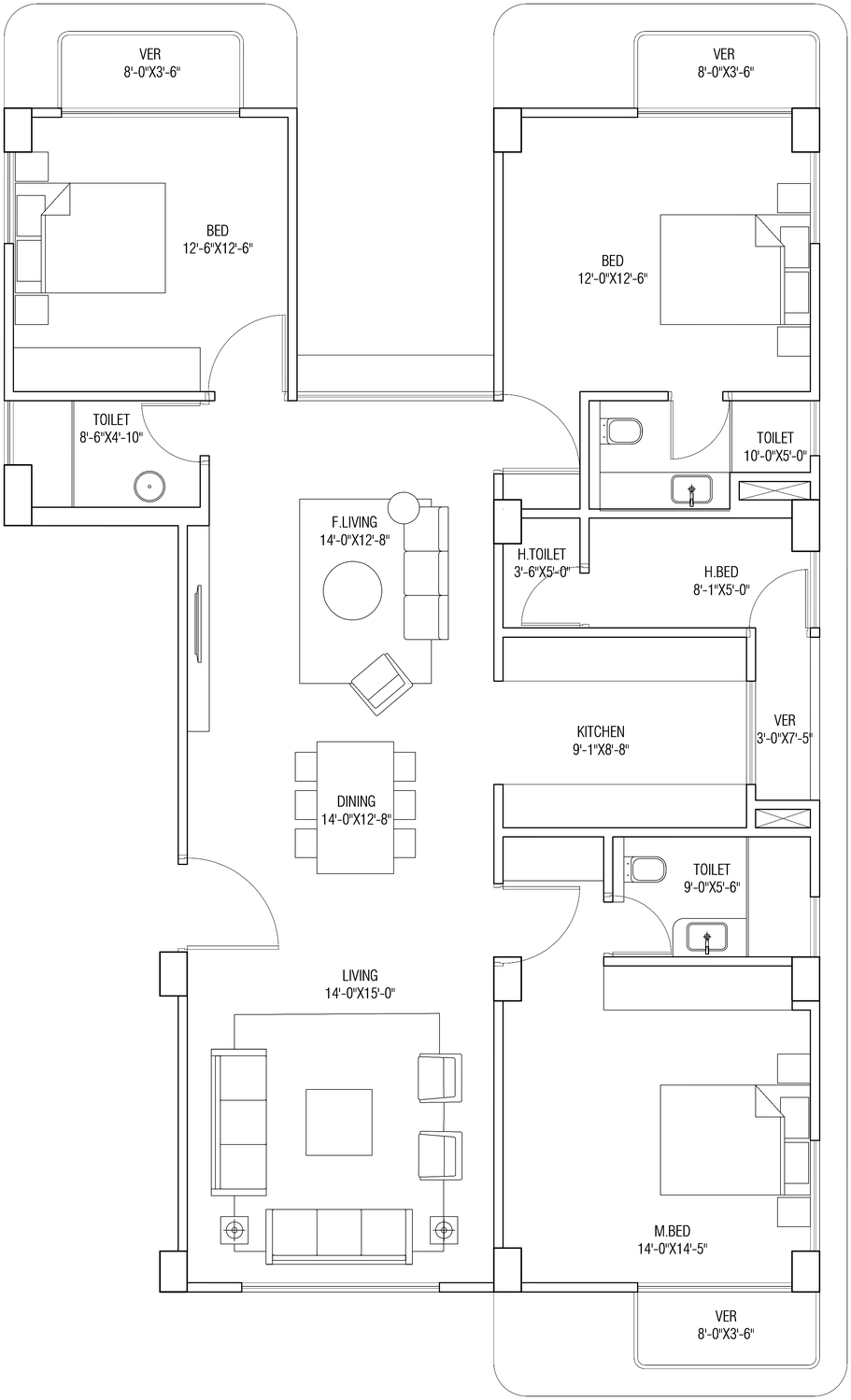 AVANTE Type C floor plan